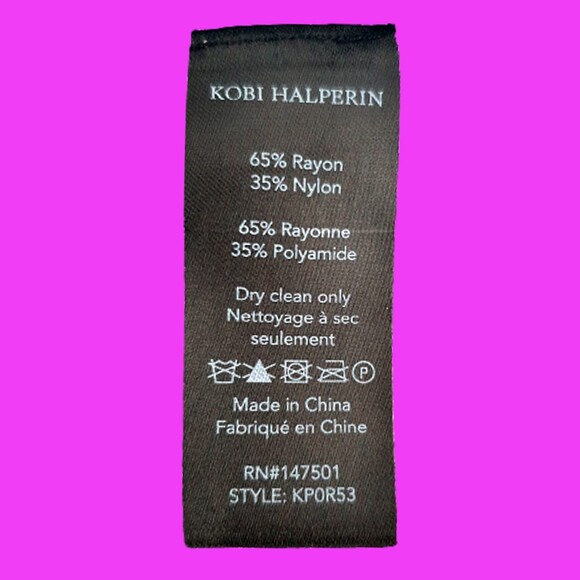 KOBI HALPERIN NEW PHOEBE Sequin Pockets Open Front Midi Cardigan XL - Picture 11 of 12